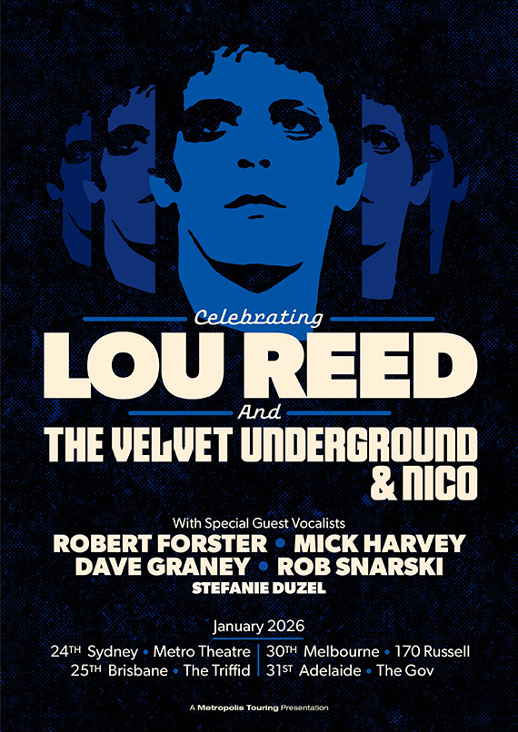Celebrating Lou Reed, The Velvet Underground & Nico tour poster